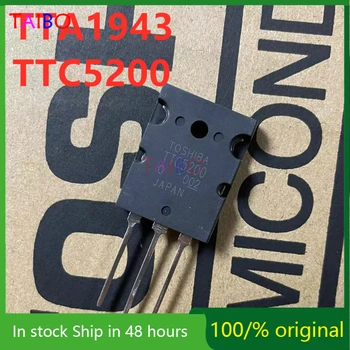 10 шт. - 10 пар 100% Настоящий Оригинальный Новый Японский TTC5200 TTA1943 Усилитель звука Транзисторный 230 В 15A 150 Вт TTC5200-O TTA1943-O