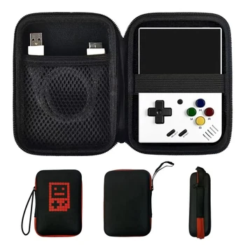 100% Оригинал для Miyoo Mini Plus, защитный чехол, переносная сумка для хранения портативной игровой консоли Miyoo в стиле ретро, Пылезащитная сумка