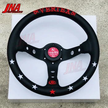 13-дюймовое Рулевое колесо с вышивкой VERTEX из коллекции аксессуаров для спортивных автомобилей JDM Style PC-ST20