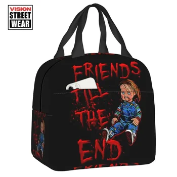 2023, Новые друзья до конца, термоизолированная сумка для ланча, женская сумка для ланча Chucky, Многоразовая сумка для ланча на открытом воздухе, коробка для еды для путешествий