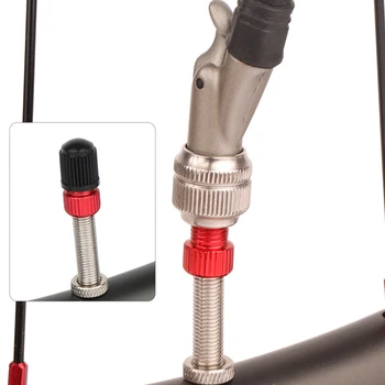 4 Шт Адаптер клапана из алюминиевого сплава Адаптер велосипедного клапана Presta В адаптер клапана Schrader Конвертер для велосипедного клапана