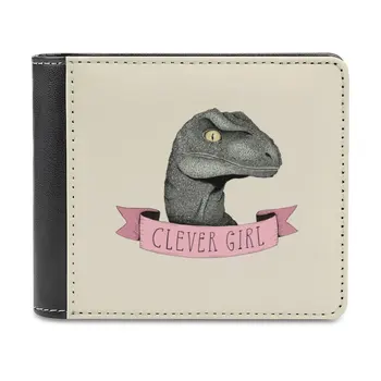 Clever Girl Raptor Dinosaur Новые Мужские кошельки мужской кошелек из искусственной кожи высокого качества мужской кошелек Clever Girl Raptor Dinosaur Movie