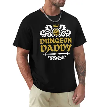 DND DAD, DUNGEON DADDY, день отцов Dnd, Футболка D & D dad С коротким рукавом, индивидуальные футболки, мужская футболка
