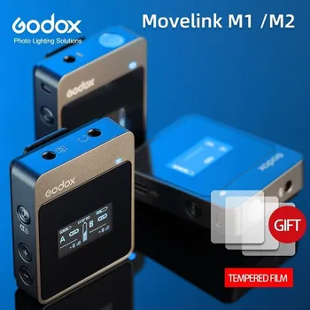 Godox MoveLink M1 M2 Беспроводной Петличный Микрофон Передатчик Приемник для Телефона DSLR Камеры Смартфона 2,4 ГГц Беспроводной Микрофон