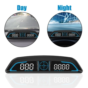 HD Универсальный G3 GPS HUD Heads Up Дисплей Smart Digital Alarm Reminder Метр Автомобильный Спидометр Аксессуары Для Автомобильной Электроники