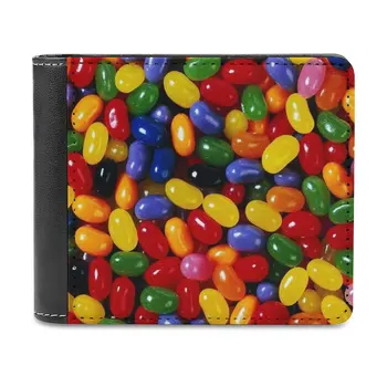 Jelly Beans, Классический стиль, кошелек с рисунком, Кошельки, мужская мода, Высококачественный кошелек, Jelly Beans, Jellybeans, конфеты, Леденцы, Сладкий