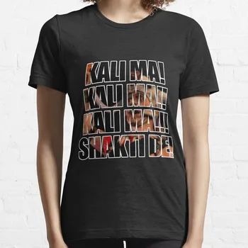 Kali Ma Shakti De! Футболка, женское платье-футболка, женское платье-футболка с рисунком, футболки больших размеров для женщин, свободный крой.