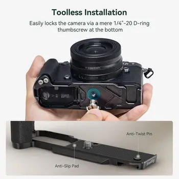 L-Образный Держатель SmallRig Handgrip для камеры Nikon Z в ретро-стиле с Боковой Ручкой с Резьбовым отверстием 1/4 