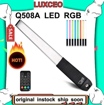 LUXCEO Q508A LED RGB Video Light Baton Пульт Дистанционного Управления 3000 K-6000 K 36 ЦВЕТОВ Студийная Фотоосвещающая Панель Для Youtube TikTok Vlog