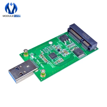 Mini PCIE mSATA SSD USB 3.0 Внешний mSATA SSD конвертер Модуль адаптера Плата Совместима с для Windows Vista/7/8/ mac