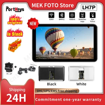 Portkeys LH7P 7-Дюймовый WiFi Bluetooth Камера Управления BMPCC SONY Белый Монитор Dslr 1000nit 4K HDMI Портативный Студийный Полевой Монитор