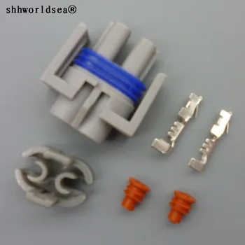 shhworldsea 2-контактный разъем 1,5 мм для автоматического жгута проводов Разъем компрессора кондиционера для Buick Chevrolet