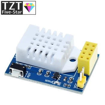 TZT DHT22 AM2302 Датчик Температуры Влажности Беспроводной Модуль ESP8266 WIFI интерфейсная Плата ESP8266 ESP-01/01S Адаптер Заменить
