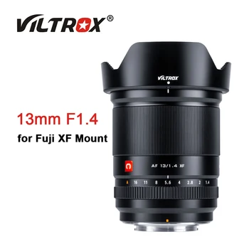VILTROX 13 мм F1.4 Сверхширокоугольный Объектив Камеры с Большой диафрагмой, Автофокус APS-C Len для камер Fujifilm XF X Mount X-T4 XS-10