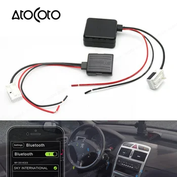 Автомобильный Модуль Bluetooth с Фильтром для Citroen C2 C3 Радио Стерео Кабель Aux Адаптер Беспроводной Аудиовход для Peugeot 307 407 RD4