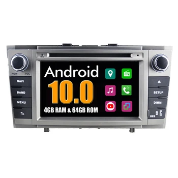 Автомобильный мультимедийный плеер CarPlay для Toyota Avensis 2009 - 2013 Android 10.0 Радио Avensis DVD GPS Навигация Головное устройство Телефонная связь