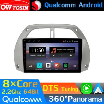 Автомобильный Мультимедийный Процессор Qualcomm 8Core Android Для Toyota RAV4 XA20 2000-2005 GPS HIFI 360 Панорамное Головное Устройство Радио CarPlay WiFi HDMI