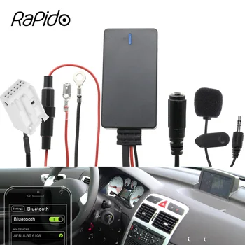 Автомобильный Радиоприемник RD4 Bluetooth Модуль Музыка AUX Телефонный Звонок Громкая Связь Микрофон Адаптер для Peugeot 207 307 407 308 для Citroen C2 C3 12 Pin