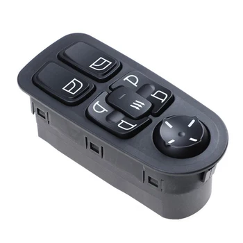 Автомобильный электрический выключатель стеклоподъемника Подходит для DAF серии CF/XF 1811131, черная кнопка переключения стеклоподъемника автомобиля