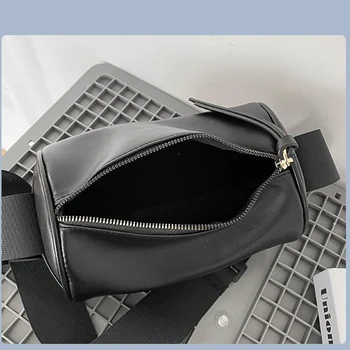 Высококачественная женская мини-сумка-цилиндр, широкий плечевой ремень, сумка через плечо, сумка для монет, сумка для мобильного телефона