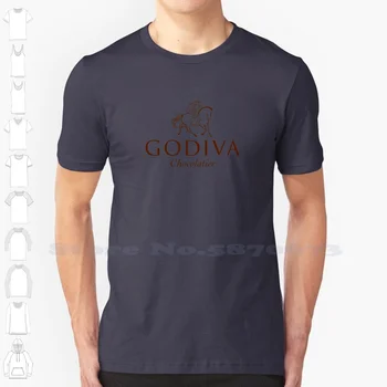 Высококачественные футболки с логотипом Godiva, модная футболка, новая футболка из 100% хлопка
