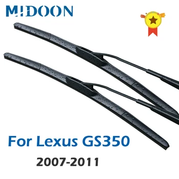 Гибридные щетки стеклоочистителя MIDOON для Lexus GS350 Подходят для крепления крючков 2007 2008 2009 2010 2011
