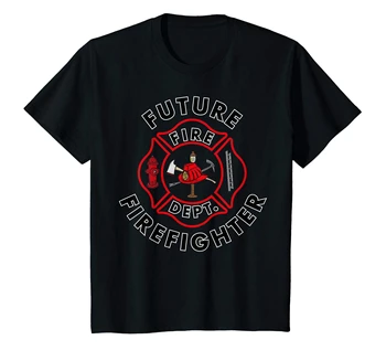 Детская Футболка Future Firefighter Cute Firefighter Shirt для Мальчиков