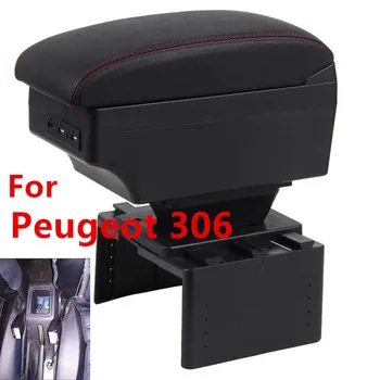 Для Peugeot 306 подлокотник для Peugeot 306 универсальная модификация центральной консоли автомобиля аксессуары с USB