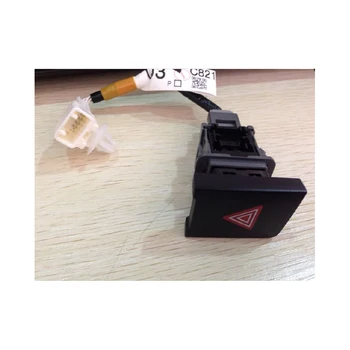Для Toyota Prado Кнопка аварийного освещения с двойной вспышкой аварийного освещения с проводным разъемом