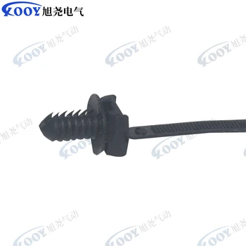 Заводская прямая черная кабельная стяжка Jiuding 0 автомобильные разъемы высокого качества по низкой цене