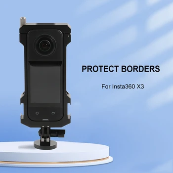 Защитная Рамка Чехол Защитный Корпус Из Алюминиевого Сплава Противоударные Аксессуары для Экшн-Камеры с Гаечным Ключом для Insta360 X3