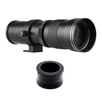 Зум-объектив MF Super Telephoto F/8.3-16 420- 800 мм с переходным кольцом M-mount для Canon M M2 M3 M5 M6 Mark II M10 M50 M100 M200