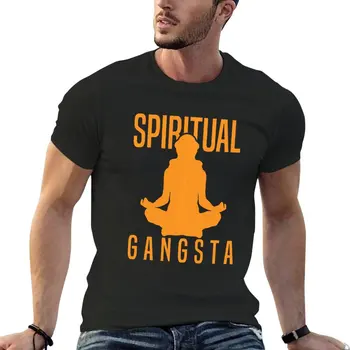 Идея подарка Любителю Духовной Гангста-йоги на День Йоги, Футболка, винтажная одежда, индивидуальные футболки, футболки оверсайз для мужчин