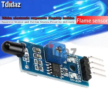 ИК Инфракрасный 3-проводной модуль датчика обнаружения пламени ИК модуль датчика пламени детектор Smartsense для Arduino