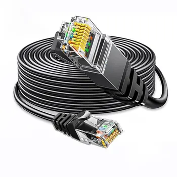 Компьютерный Кабель Ethernet Cat6 Гигабитный Высокоскоростной Интернет-Кабель 1000 Мбит/с RJ45 Экранированный Сетевой Шнур LAN для ПК PS5 PS4 PS3 Xbox