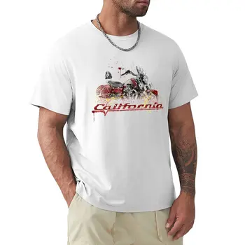 Красная футболка MG California 1400, футболка на заказ, великолепная футболка, тренировочные рубашки для мужчин