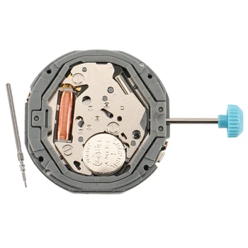 Механизм 6P09 Сменный Механический механизм с автоподзаводом Индикация даты Инструмент для ремонта часов Серебристый