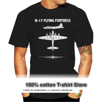 Модный самолет B17 Flying Fortress 2021 года - футболка B-17, футболки-тройники