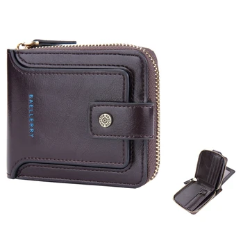 Мужской кошелек, сумка для денег из искусственной кожи, повседневный держатель для кредитных карт, карман для мелочи, кошелек для монет, деловой подарок