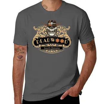 Новая азартная игра Western Saloon South Dakota Casino Deadwood Футболка С коротким рукавом для спортивных фанатов, футболки с коротким рукавом для мужчин
