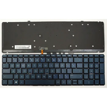 Новая клавиатура для ноутбука HP Spectre x360 15-Ch 15-CH000 15-CH008CA 15-CH010CA 15-CH011DX 15-CH075NR Черного цвета с подсветкой