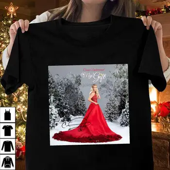 Новая редкая Рождественская рубашка с Кэрри Андервуд в подарок фанатам Рубашка AN194