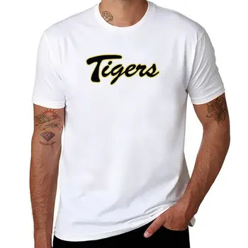 Новая футболка для черлидинга Fired Up Tigers, футболки для мальчиков, белые футболки, спортивные рубашки, тренировочные рубашки для мужчин