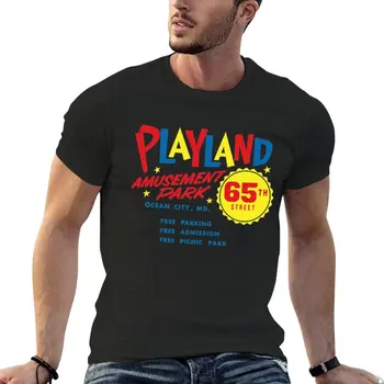 Новая футболка с парком развлечений Ocean Playland, рубашка с животным принтом для мальчиков, футболка для мальчика, черные футболки для мужчин