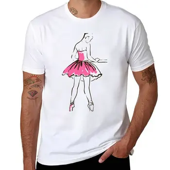 Новый эскиз футболки с балериной для девочки, изготовленная на заказ футболка, забавная футболка, великолепная футболка, мужская одежда