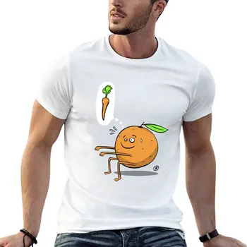Оранжевая футболка для фитнеса, великолепная футболка, Короткая футболка, футболка Оверсайз, быстросохнущая футболка, Мужская одежда