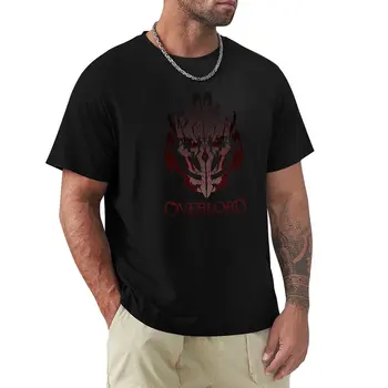 Платье Overlord Ainz Ooal, футболка с гербом, футболки для мальчиков, футболка с графикой, мужская футболка, мужская футболка оверсайз