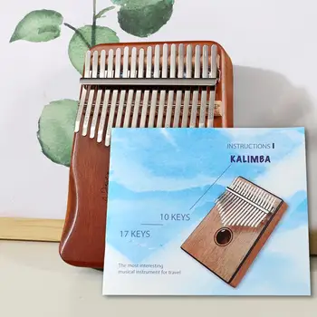 Портативная обучающая книга Калимба для фортепиано с большим пальцем, музыкальная книга для начинающих, подарок ребенку