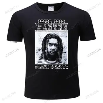 Разыскивается мертвым или живым - плакат Питера Тоша, футболка мужского бренда, мужская летняя хлопчатобумажная футболка для подростков, крутые топы, футболка унисекс
