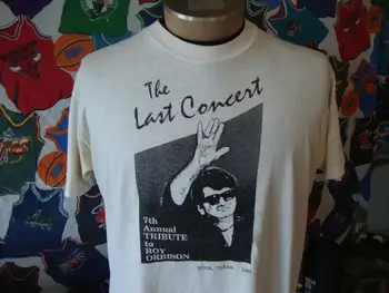 Рой Орбисон винтаж 90-х подмигнул концерт Техас 1995 футболка размер L большой